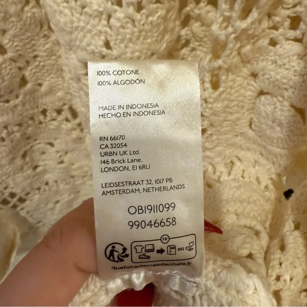 Free People Bali June Crochet Cardigan